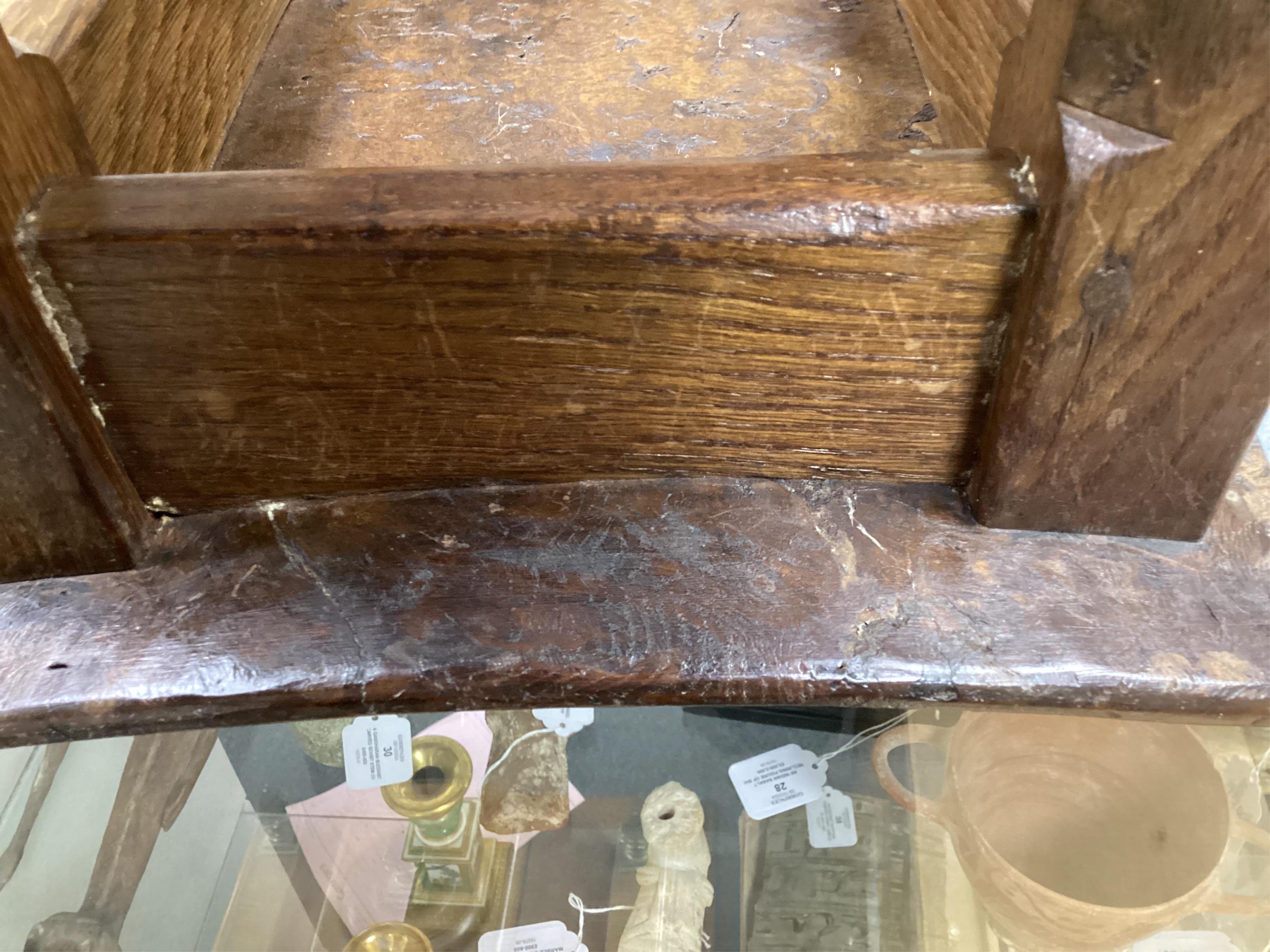 A pair of Robert 'Mouseman' Thompson burr oak stools, 1930s